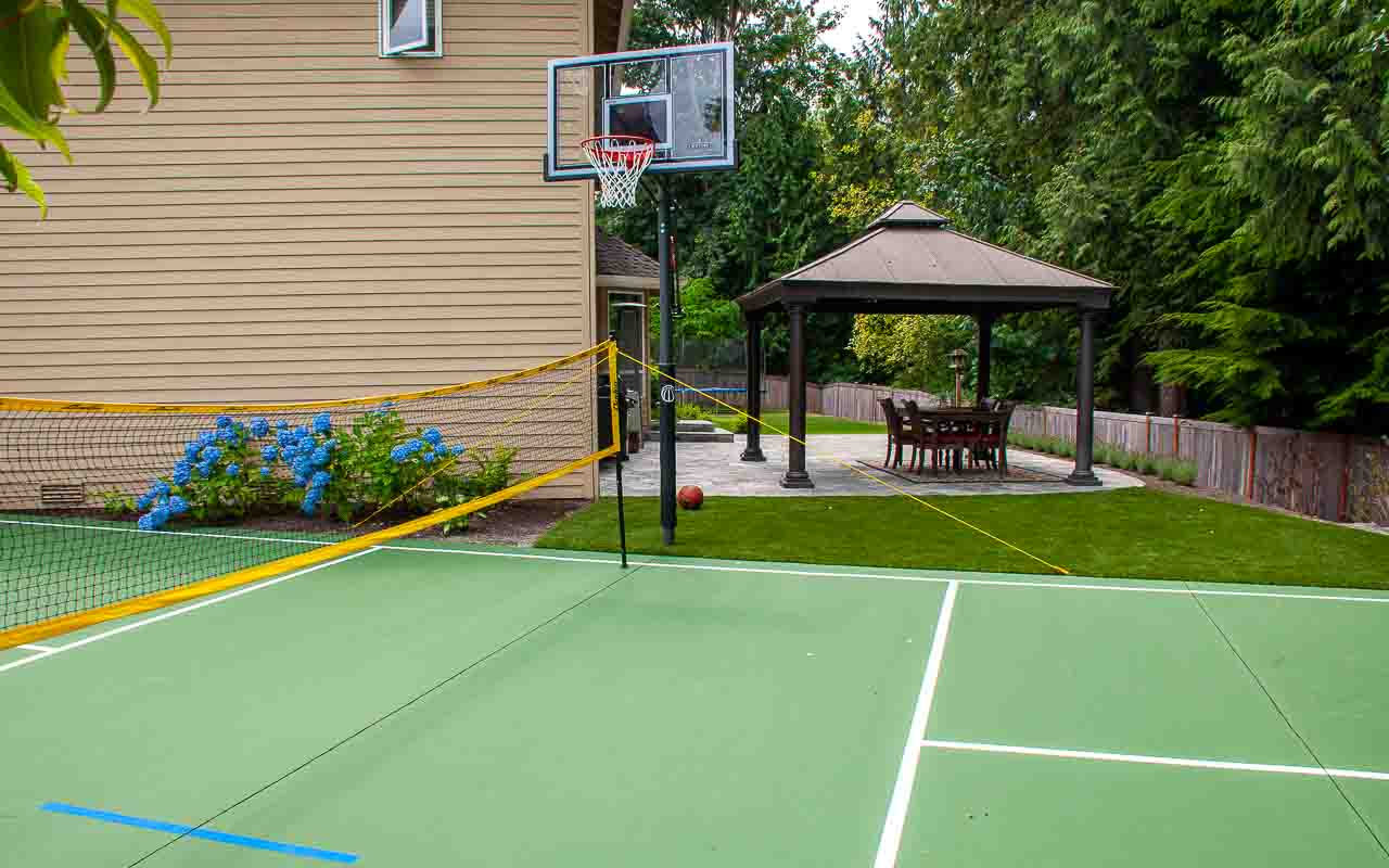 Basketball Court Installation Bellevue Sand Volleyball Court Installation
